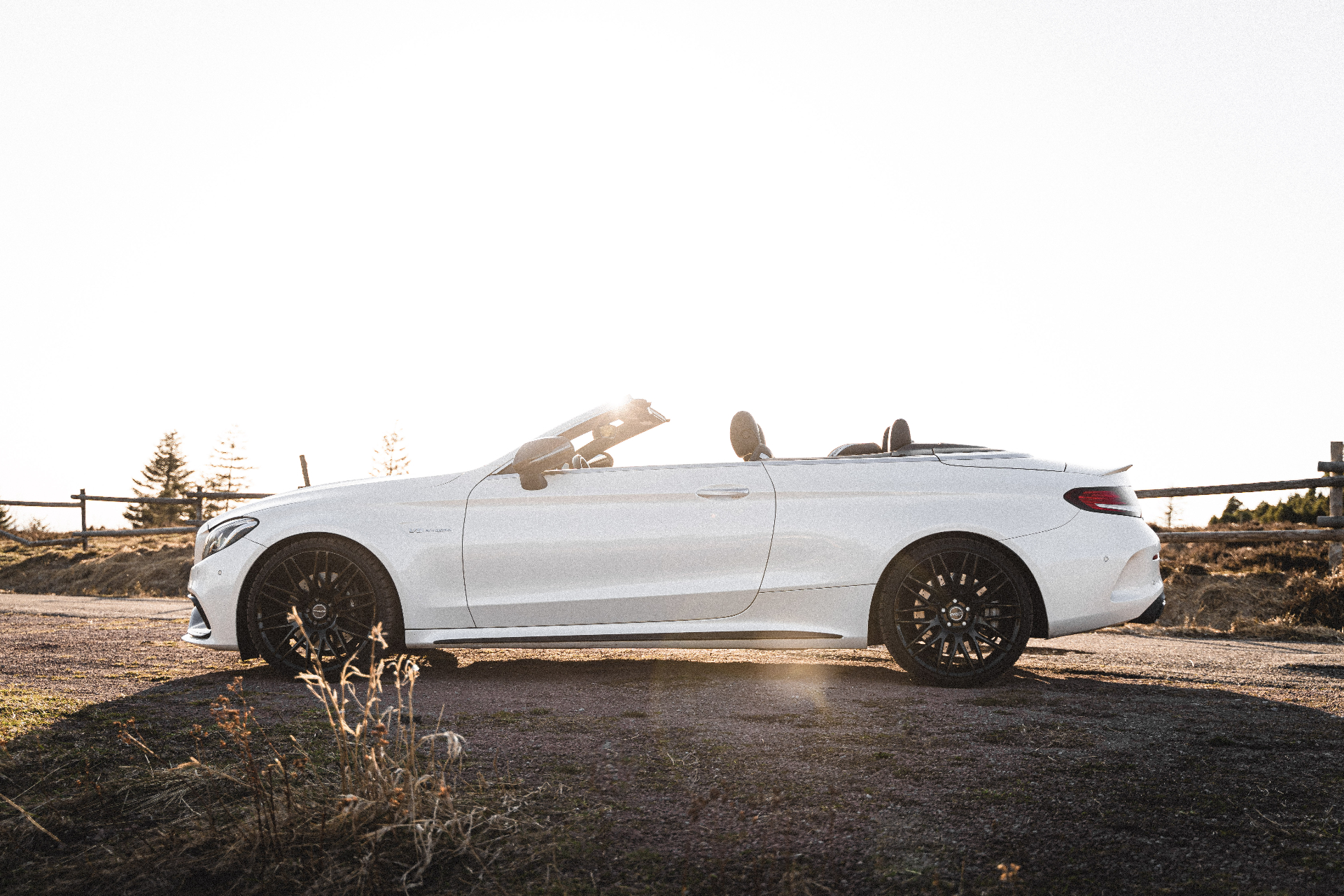 Mercedes-AMG Cabrio mit PROLINE Felgen im Schwarzwald