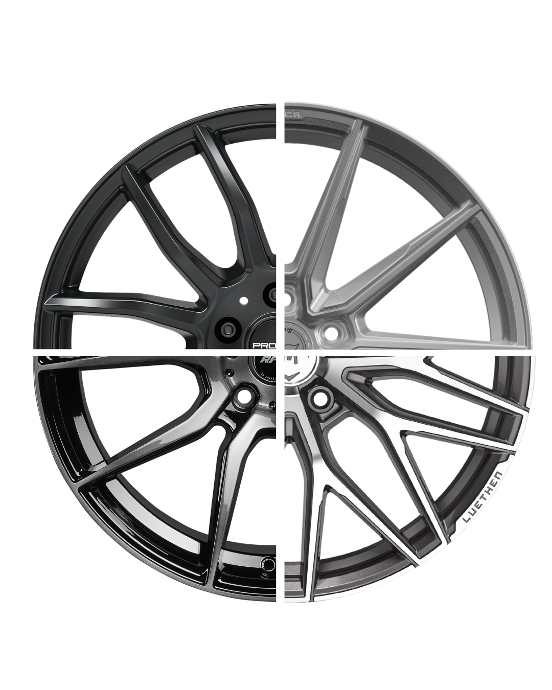 PROLINE, ORCA, LUETHEN und RFK Tuning Räder