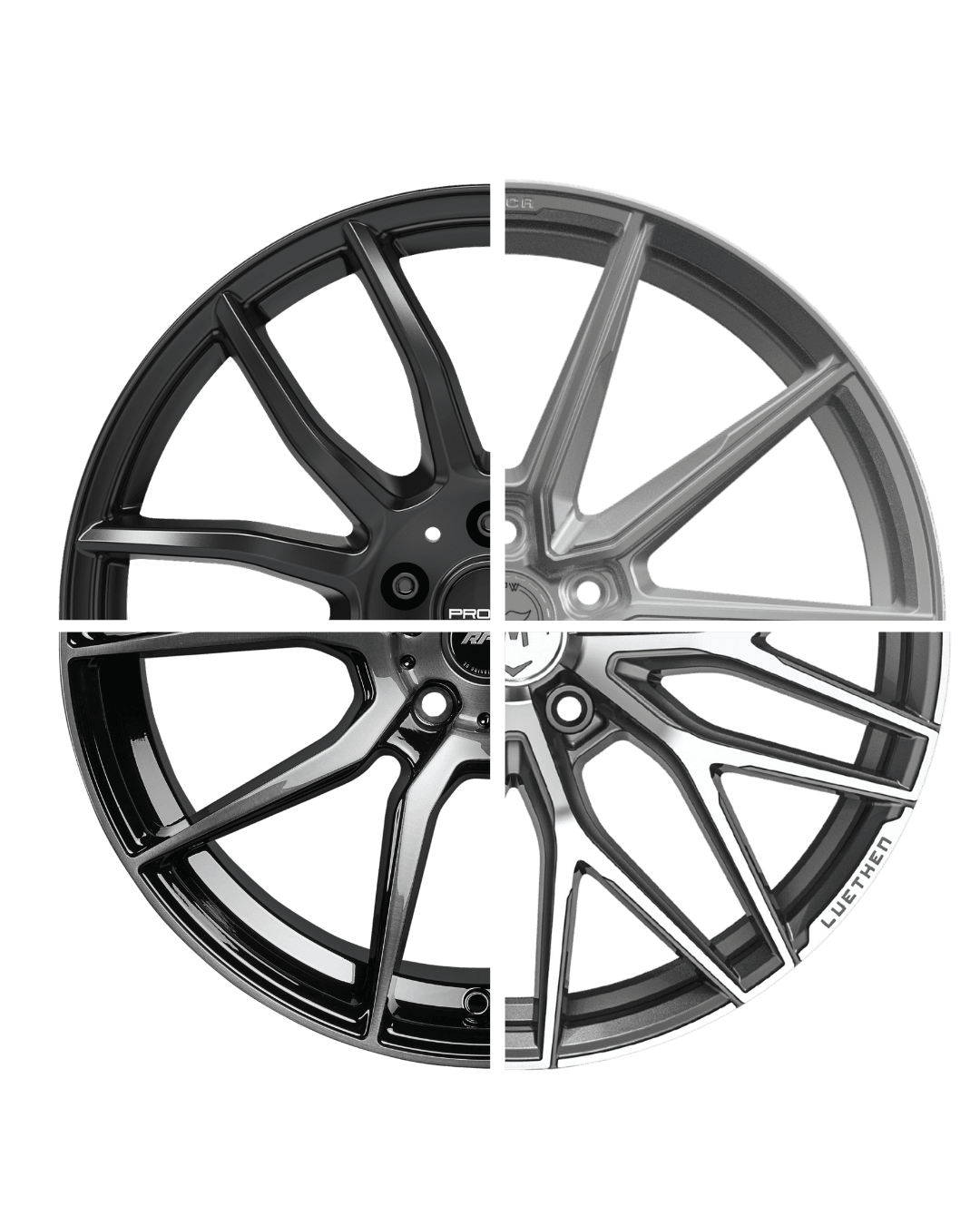 PROLINE, ORCA, LUETHEN und RFK Tuning Räder