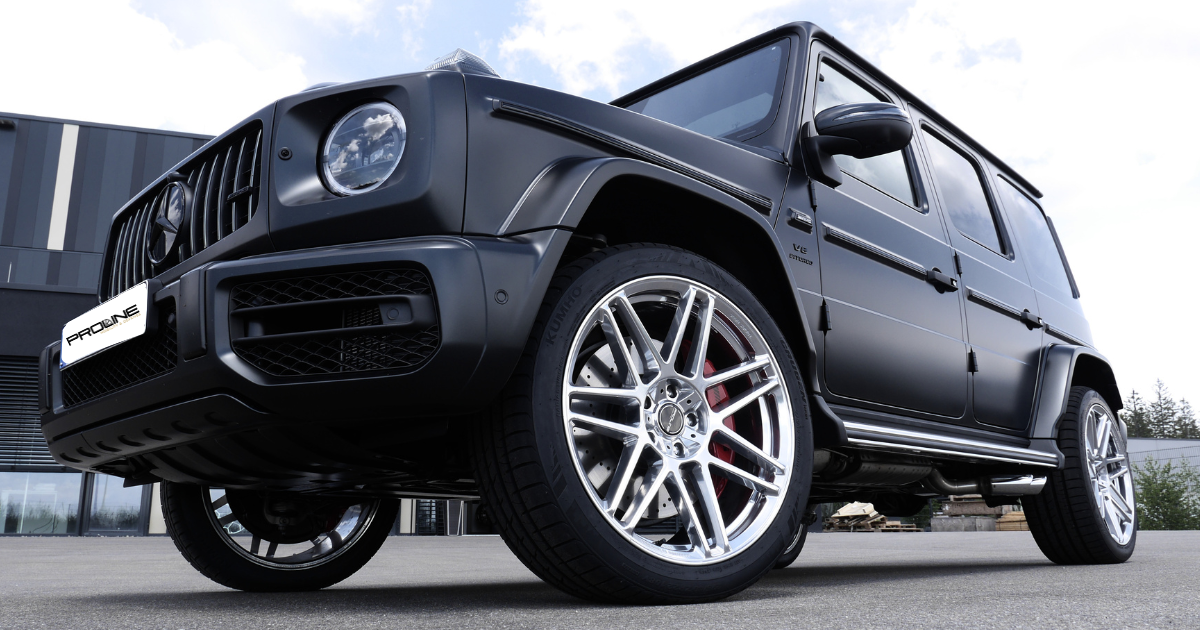 Mercedes-AMG G63 mit PROLINE PFG Forged Schmiedefelgen 22 Zoll